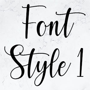 Font Style 1