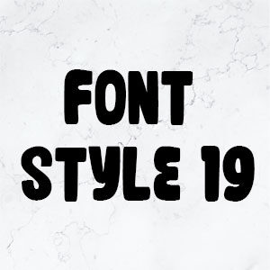 Font Style 19