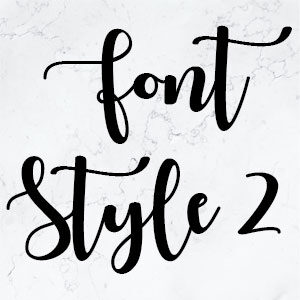 Font Style 2