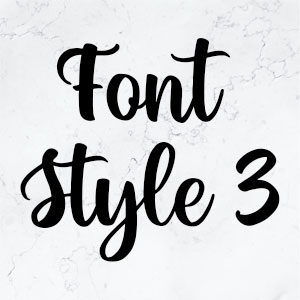 Font Style 3
