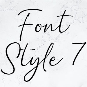 Font Style 7