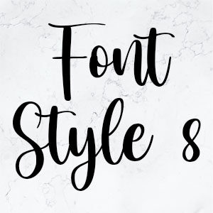 Font Style 8