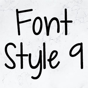 Font Style 9