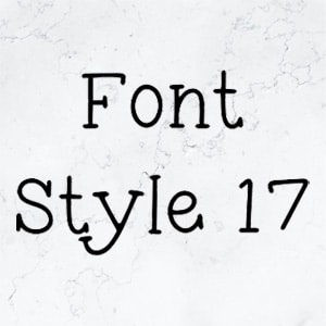 Font Style 17